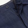 Travel Straight-Leg Wool, Silk and Linen-Blend Suit Trousers - E1