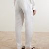 Straight-Leg Linen Trousers - BK Straight-Leg Linen Trousers - BK
