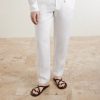 Straight-Leg Linen Trousers - FR Straight-Leg Linen Trousers - FR