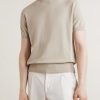 Knitted Cotton T-Shirt - FR Knitted Cotton T-Shirt - FR