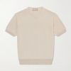 Knitted Cotton T-Shirt Knitted Cotton T-Shirt