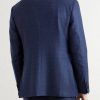 Wool, Silk and Linen-blend Suit Jacket - BK Wool, Silk and Linen-blend Suit Jacket - BK