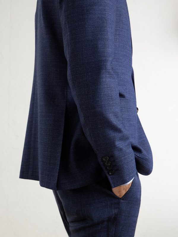 Wool, Silk and Linen-blend Suit Jacket - CU Wool, Silk and Linen-blend Suit Jacket - CU