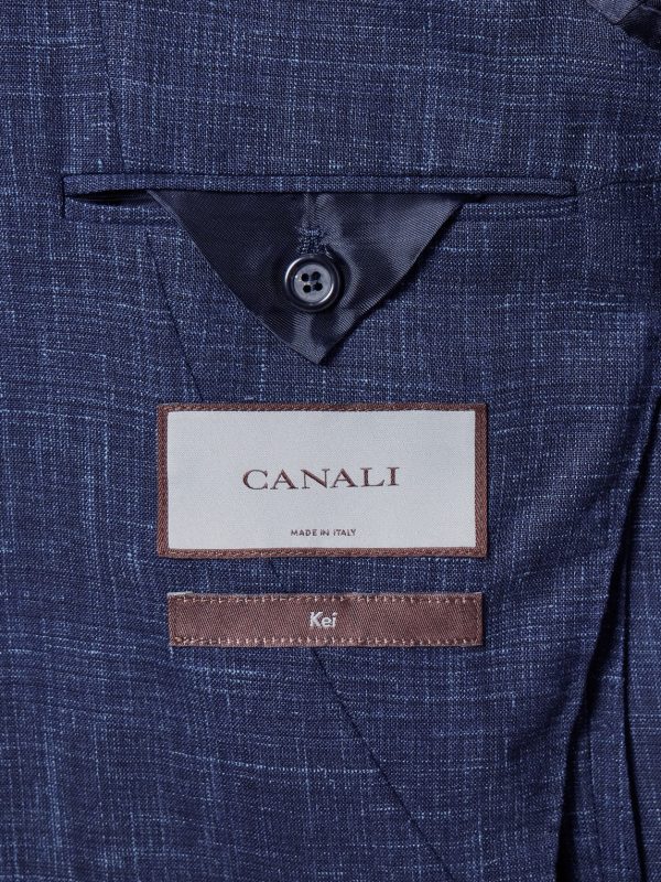 Wool, Silk and Linen-blend Suit Jacket - E1 Wool, Silk and Linen-blend Suit Jacket - E1
