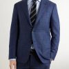 Wool, Silk and Linen-blend Suit Jacket - FR Wool, Silk and Linen-blend Suit Jacket - FR