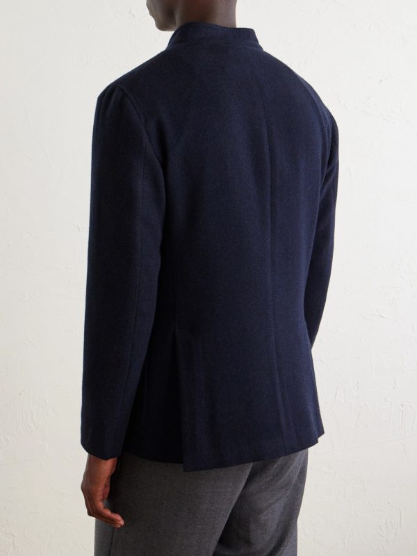 Wool-Blend Twill Jacket - BK