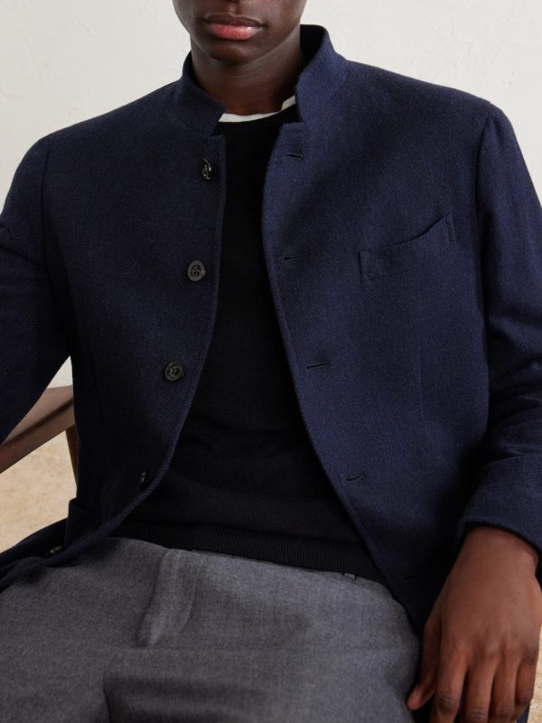 Wool-Blend Twill Jacket - CU