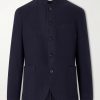 Wool-Blend Twill Jacket