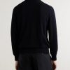 Cotton Half-Zip Sweater - BK