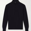 Cotton Half-Zip Sweater