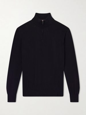 Cotton Half-Zip Sweater