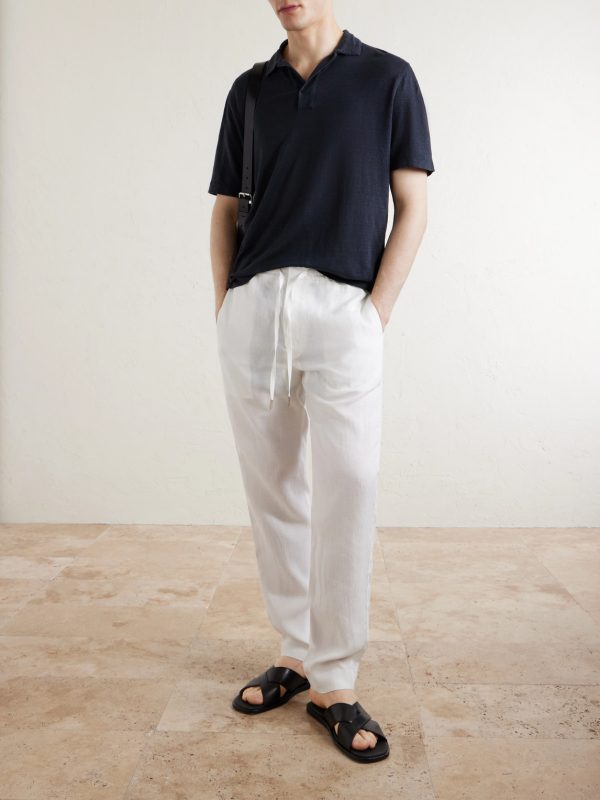 Linen Polo Shirt - OU