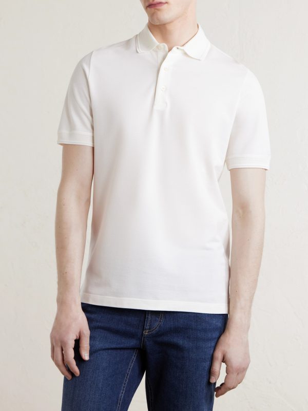 Cotton-Piqué Polo Shirt - FR Cotton-Piqué Polo Shirt - FR