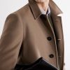 Wool-Blend Felt Coat - CU