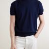 Knitted Cotton T-Shirt - FR Knitted Cotton T-Shirt - FR