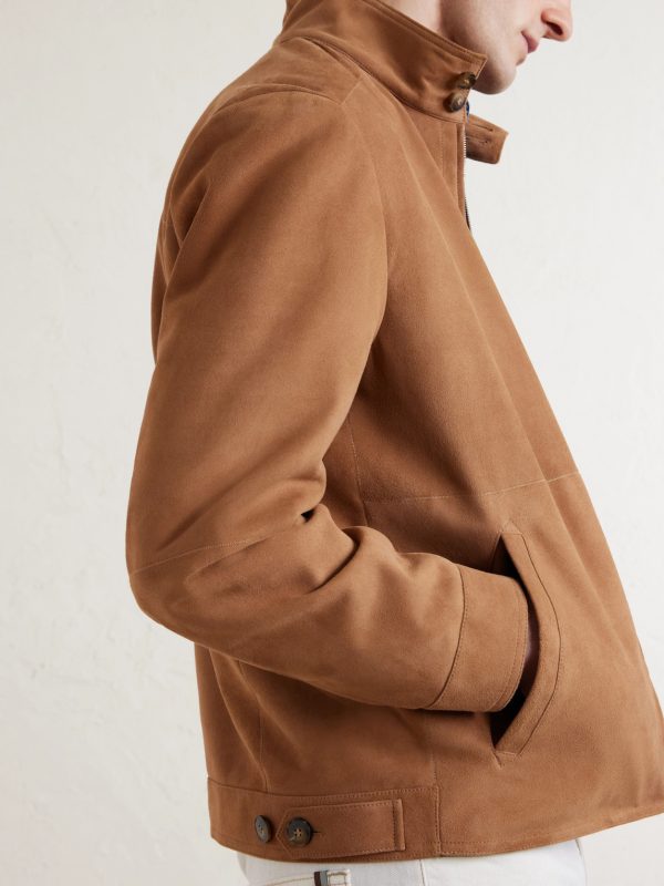 Suede Harrington Jacket - CU Suede Harrington Jacket - CU