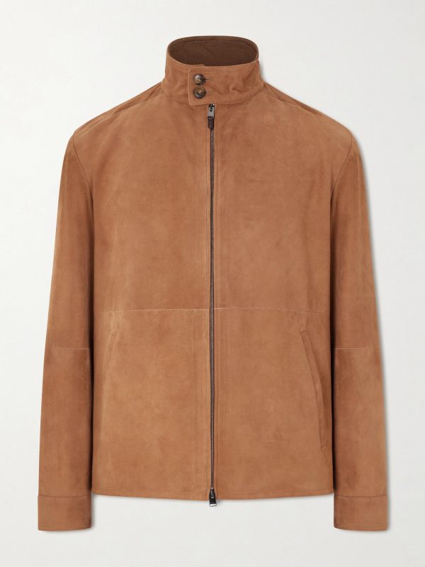 Suede Harrington Jacket Suede Harrington Jacket