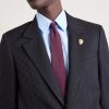 Slim-Fit Logo-Jacquard Woven Blazer - E3 Slim-Fit Logo-Jacquard Woven Blazer - E3
