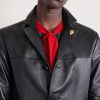 Embellished Leather Blazer - CU Embellished Leather Blazer - CU