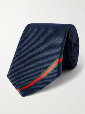 7cm Striped Silk-Twill Tie 7cm Striped Silk-Twill Tie