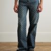 Straight-Leg Logo-Jacquard Jeans - FR Straight-Leg Logo-Jacquard Jeans - FR