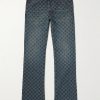 Straight-Leg Logo-Jacquard Jeans Straight-Leg Logo-Jacquard Jeans