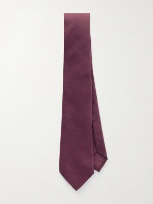 7cm Logo-Jacquard Cotton and Silk-Blend Twill Tie 7cm Logo-Jacquard Cotton and Silk-Blend Twill Tie