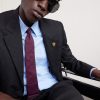 7cm Logo-Jacquard Cotton and Silk-Blend Twill Tie - OU 7cm Logo-Jacquard Cotton and Silk-Blend Twill Tie - OU