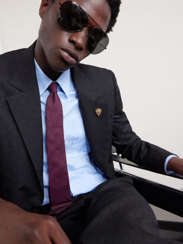 7cm Logo-Jacquard Cotton and Silk-Blend Twill Tie - OU 7cm Logo-Jacquard Cotton and Silk-Blend Twill Tie - OU