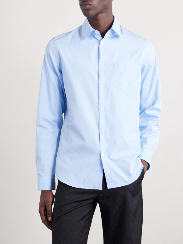Slim-Fit Cotton-Poplin Shirt - CU Slim-Fit Cotton-Poplin Shirt - CU