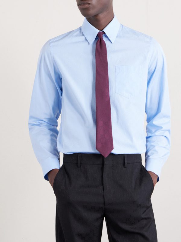 Slim-Fit Cotton-Poplin Shirt - FR Slim-Fit Cotton-Poplin Shirt - FR