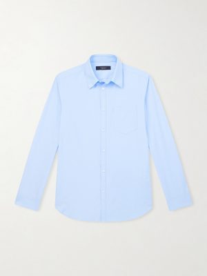 Slim-Fit Cotton-Poplin Shirt