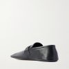 Collapsible-Heel Horsebit-Embellished Leather Loafers - BK