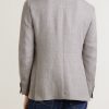 Kei Linen and Wool-Blend Blazer - BK Kei Linen and Wool-Blend Blazer - BK