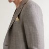 Kei Linen and Wool-Blend Blazer - CU Kei Linen and Wool-Blend Blazer - CU