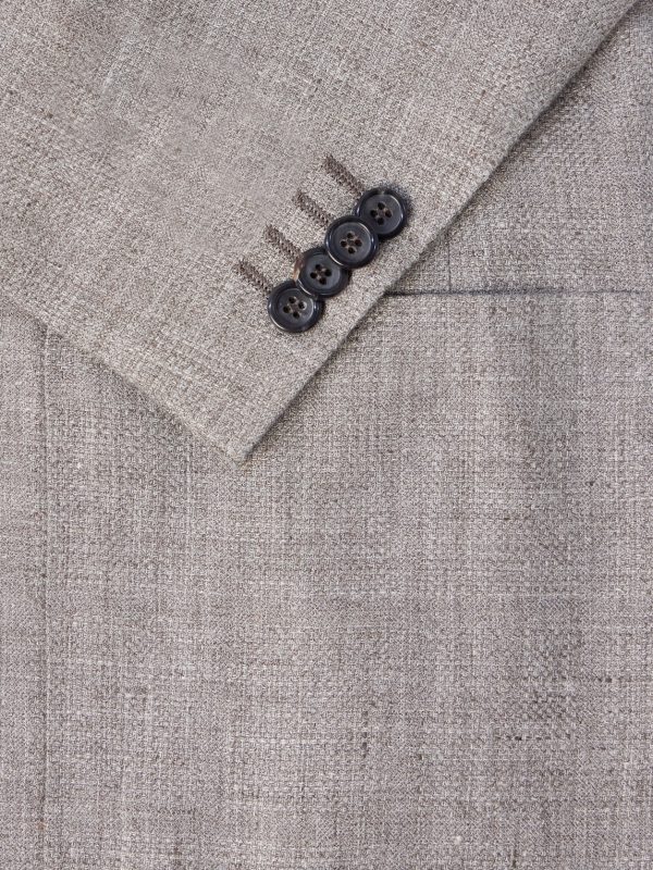 Kei Linen and Wool-Blend Blazer - E1 Kei Linen and Wool-Blend Blazer - E1