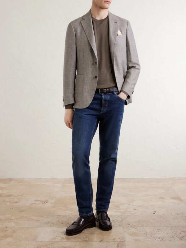 Kei Linen and Wool-Blend Blazer - OU Kei Linen and Wool-Blend Blazer - OU