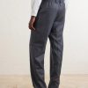 Straight-Leg Herringbone Virgin Wool Suit Trousers - BK Straight-Leg Herringbone Virgin Wool Suit Trousers - BK