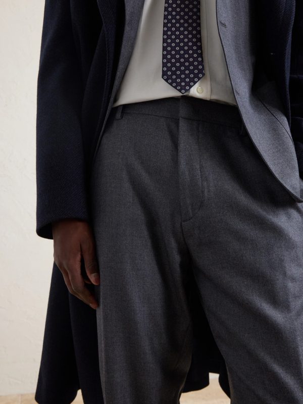 Straight-Leg Herringbone Virgin Wool Suit Trousers - CU Straight-Leg Herringbone Virgin Wool Suit Trousers - CU