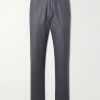 Straight-Leg Herringbone Virgin Wool Suit Trousers Straight-Leg Herringbone Virgin Wool Suit Trousers