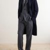 Straight-Leg Herringbone Virgin Wool Suit Trousers - OU Straight-Leg Herringbone Virgin Wool Suit Trousers - OU
