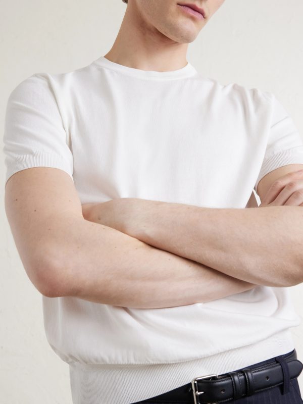 Knitted Cotton T-Shirt - CU