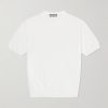 Knitted Cotton T-Shirt