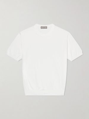 Knitted Cotton T-Shirt Knitted Cotton T-Shirt