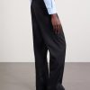 Straight-Leg Logo-Jacquard Twill Trousers - BK Straight-Leg Logo-Jacquard Twill Trousers - BK