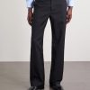 Straight-Leg Logo-Jacquard Twill Trousers - FR Straight-Leg Logo-Jacquard Twill Trousers - FR