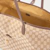 Jackie Large Leather-Trimmed Monogrammed Canvas Tote Bag - E1