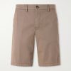 Straight-Leg Stretch Cotton-Blend Gabardine Shorts Straight-Leg Stretch Cotton-Blend Gabardine Shorts