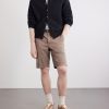 Straight-Leg Stretch Cotton-Blend Gabardine Shorts - OU Straight-Leg Stretch Cotton-Blend Gabardine Shorts - OU