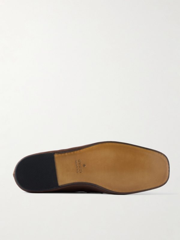 Edgar Horsebit-Embellished Leather Loafers - E1
